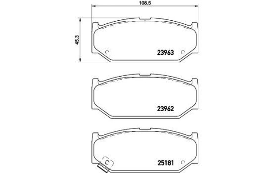 Brake pad set, disc brake 8DB 355 015-751 Hella, Image 4