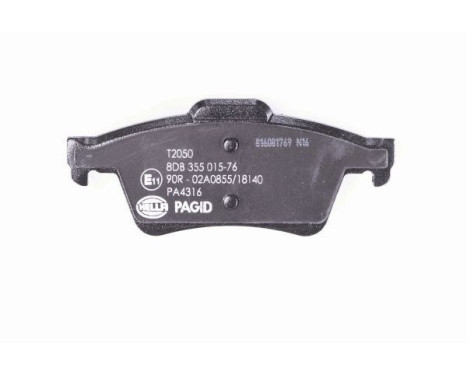 Brake Pad Set, disc brake 8DB 355 015-761 Hella Pagid GmbH, Image 3
