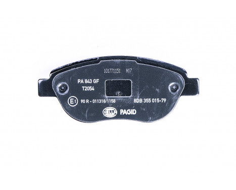 Brake Pad Set, disc brake 8DB 355 015-791 Hella, Image 3