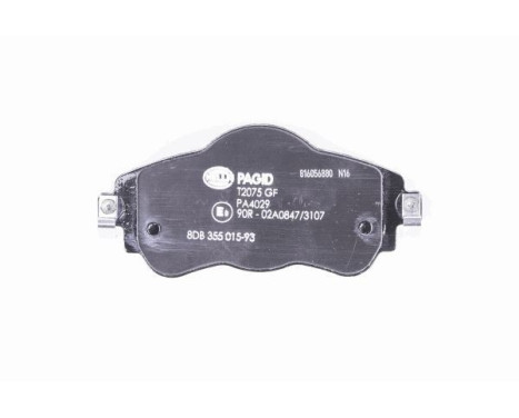 Brake Pad Set, disc brake 8DB 355 015-931 Hella Pagid GmbH, Image 3