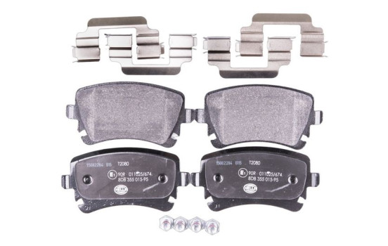 Brake Pad Set, disc brake 8DB 355 015-951 Hella, Image 2