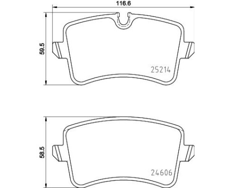 Brake Pad Set, disc brake 8DB 355 016-001 Hella, Image 4