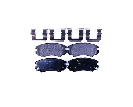 Brake Pad Set, disc brake 8DB 355 016-101 Hella