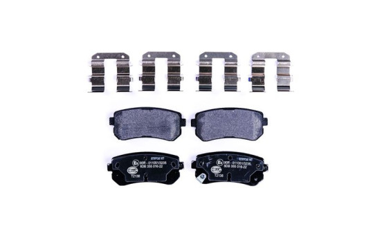 Brake Pad Set, disc brake 8DB 355 016-221 Hella