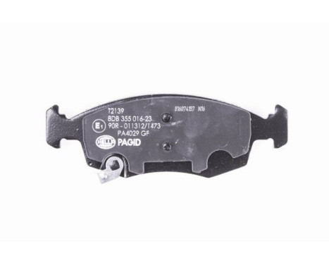 Brake Pad Set, disc brake 8DB 355 016-231 Hella Pagid GmbH, Image 3