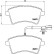 Brake Pad Set, disc brake 8DB 355 016-241 Hella, Thumbnail 4
