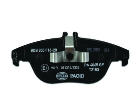 Brake Pad Set, disc brake 8DB 355 016-281 Hella Pagid GmbH, Image 3