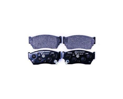 Brake Pad Set, disc brake 8DB 355 016-351 Hella