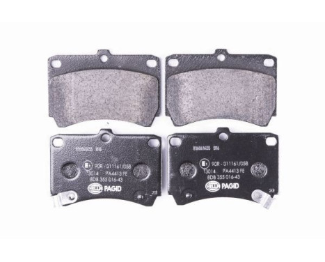 Brake Pad Set, disc brake 8DB 355 016-431 Hella Pagid GmbH, Image 2