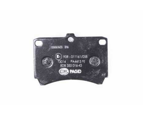 Brake Pad Set, disc brake 8DB 355 016-431 Hella Pagid GmbH, Image 3