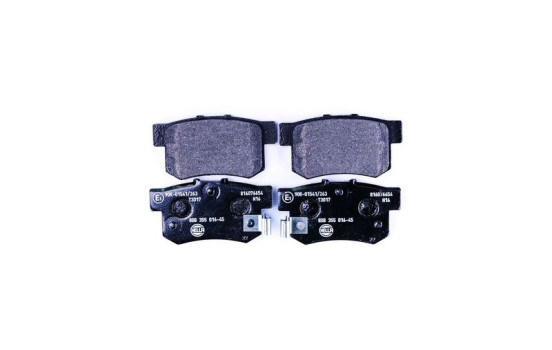 Brake Pad Set, disc brake 8DB 355 016-451 Hella