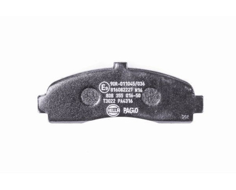 Brake pad set, disc brake 8DB 355 016-501 Hella Pagid GmbH, Image 3