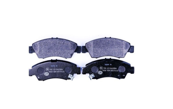 Brake Pad Set, disc brake 8DB 355 016-521 Hella