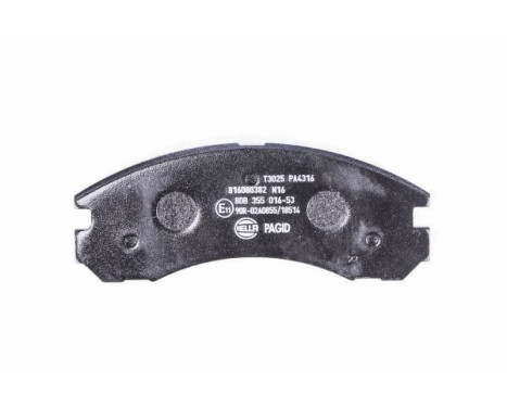 Brake Pad Set, disc brake 8DB 355 016-531 Hella Pagid GmbH, Image 3