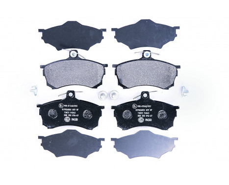 Brake Pad Set, disc brake 8DB 355 016-671 Hella