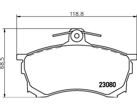 Brake Pad Set, disc brake 8DB 355 016-671 Hella, Image 7