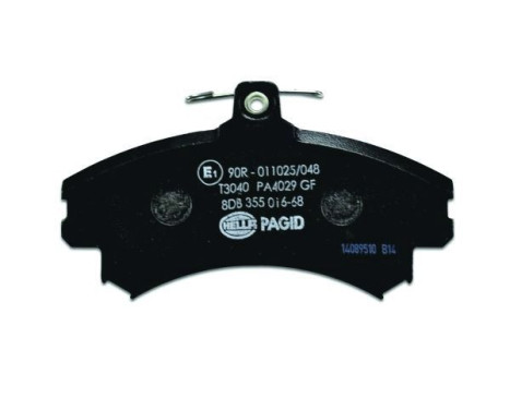 Brake Pad Set, disc brake 8DB 355 016-681 Hella Pagid GmbH, Image 2