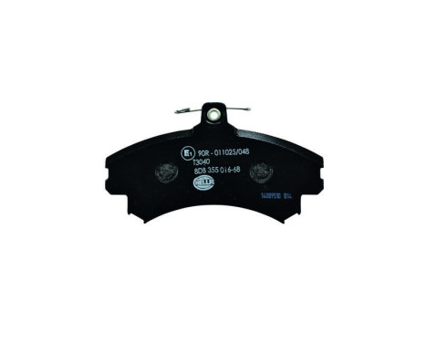 Brake Pad Set, disc brake 8DB 355 016-681 Hella, Image 2