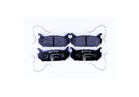 Brake Pad Set, disc brake 8DB 355 016-711 Hella