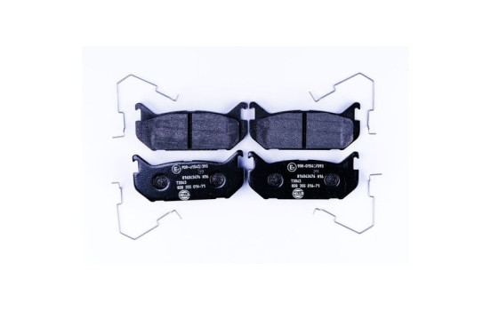 Brake Pad Set, disc brake 8DB 355 016-711 Hella