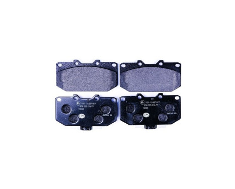 Brake Pad Set, disc brake 8DB 355 016-791 Hella