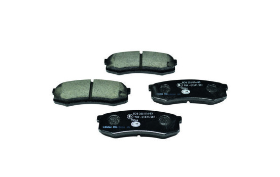 Brake Pad Set, disc brake 8DB 355 016-831 Hella
