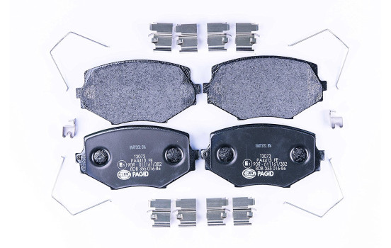 Brake Pad Set, disc brake 8DB 355 016-861 Hella