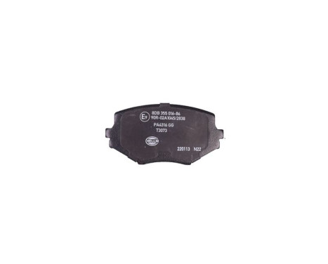 Brake Pad Set, disc brake 8DB 355 016-861 Hella, Image 4