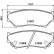 Brake Pad Set, disc brake 8DB 355 016-911 Hella, Thumbnail 4