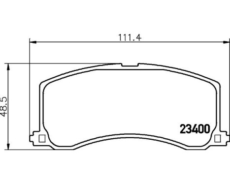 Brake Pad Set, disc brake 8DB 355 016-941 Hella, Image 4