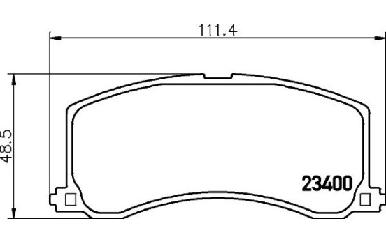 Brake Pad Set, disc brake 8DB 355 016-941 Hella, Image 4