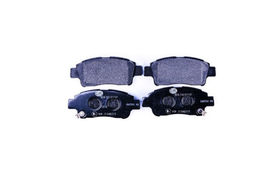 Brake Pad Set, disc brake 8DB 355 017-071 Hella