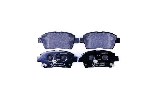 Brake Pad Set, disc brake 8DB 355 017-081 Hella