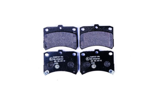 Brake Pad Set, disc brake 8DB 355 017-121 Hella