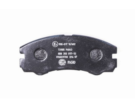 Brake Pad Set, disc brake 8DB 355 017-131 Hella Pagid GmbH, Image 3