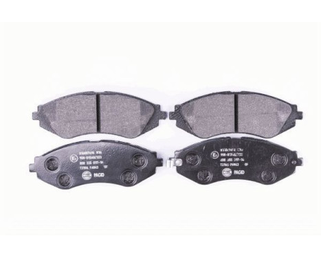 Brake Pad Set, disc brake 8DB 355 017-141 Hella Pagid GmbH, Image 2