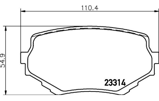 Brake Pad Set, disc brake 8DB 355 017-181 Hella, Image 4