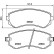 Brake pad set, disc brake 8DB 355 017-201 Hella, Thumbnail 4