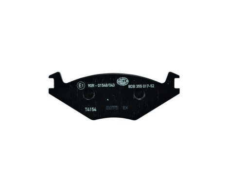 Brake Pad Set, disc brake 8DB 355 017-521 Hella, Image 2