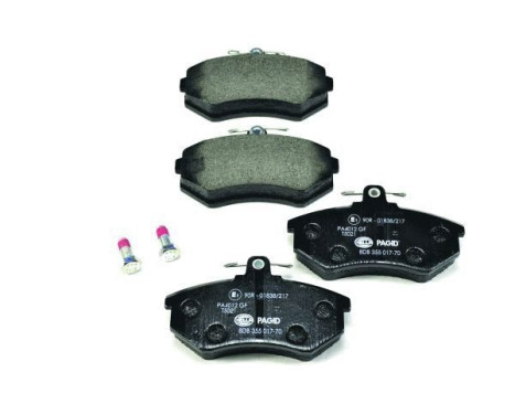 Brake Pad Set, disc brake 8DB 355 017-701 Hella Pagid GmbH, Image 2