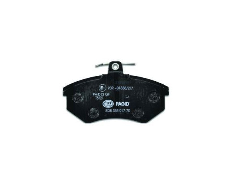 Brake Pad Set, disc brake 8DB 355 017-701 Hella Pagid GmbH, Image 3