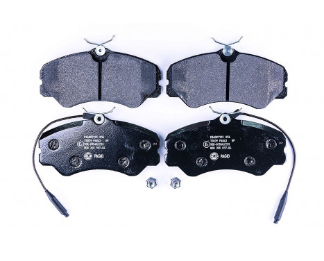 Brake Pad Set, disc brake 8DB 355 017-841 Hella