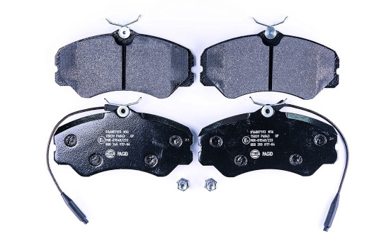 Brake Pad Set, disc brake 8DB 355 017-841 Hella