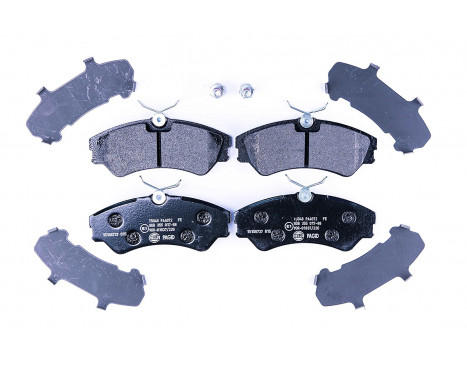 Brake Pad Set, disc brake 8DB 355 017-881 Hella