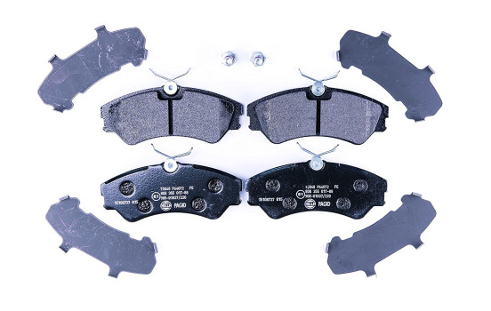 Brake Pad Set, disc brake 8DB 355 017-881 Hella