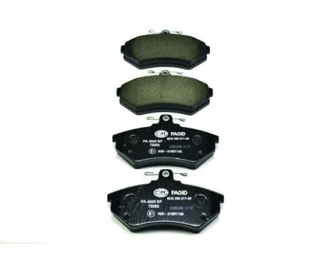 Brake Pad Set, disc brake 8DB 355 017-891 Hella Pagid GmbH