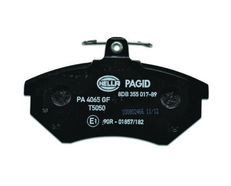 Brake Pad Set, disc brake 8DB 355 017-891 Hella Pagid GmbH, Image 2