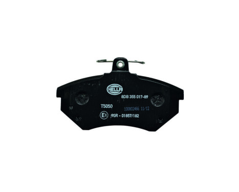 Brake Pad Set, disc brake 8DB 355 017-891 Hella, Image 2