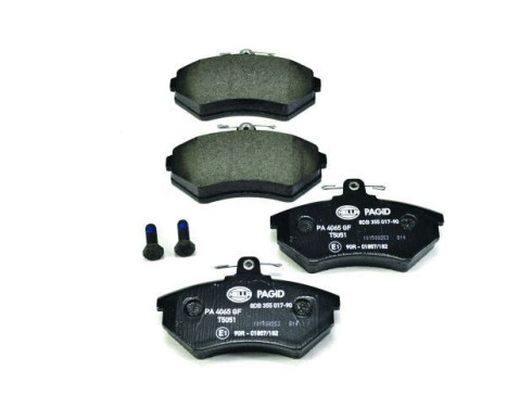 Brake Pad Set, disc brake 8DB 355 017-901 Hella Pagid GmbH, Image 2