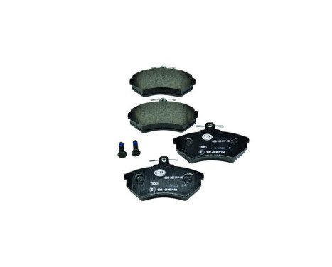 Brake Pad Set, disc brake 8DB 355 017-901 Hella